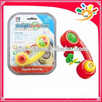 Newest Baby Enlighten Series Rattle Bell Toy,Cute Cartoon Telephone Design Rattle Bell